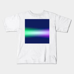 blue white green texture art Kids T-Shirt